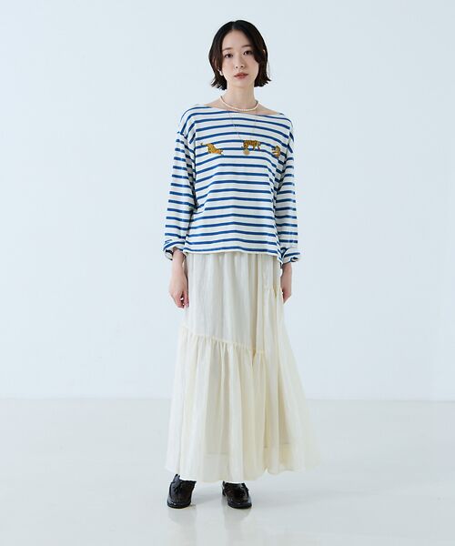 Rouge vif la cle / ルージュ・ヴィフ ラクレ Tシャツ | 【JOHNBULL/ジョンブル】タイガー刺繍プルオーバー / バスクシャツ / | 詳細23