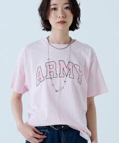 Rouge vif la cle / ルージュ・ヴィフ ラクレ Tシャツ | 【JOHNBULL/ジョンブル】ARMY プリント S/S Tシャツ / 半袖T