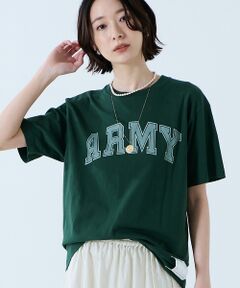 Rouge vif la cle / ルージュ・ヴィフ ラクレ Tシャツ | 【JOHNBULL/ジョンブル】ARMY プリント S/S Tシャツ / 半袖T