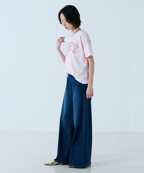 Rouge vif la cle / ルージュ・ヴィフ ラクレ Tシャツ | 【JOHNBULL/ジョンブル】ARMY プリント S/S Tシャツ / 半袖T | 詳細5