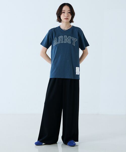 Rouge vif la cle / ルージュ・ヴィフ ラクレ Tシャツ | 【JOHNBULL/ジョンブル】ARMY プリント S/S Tシャツ / 半袖T | 詳細20