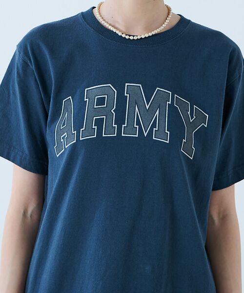 Rouge vif la cle / ルージュ・ヴィフ ラクレ Tシャツ | 【JOHNBULL/ジョンブル】ARMY プリント S/S Tシャツ / 半袖T | 詳細16