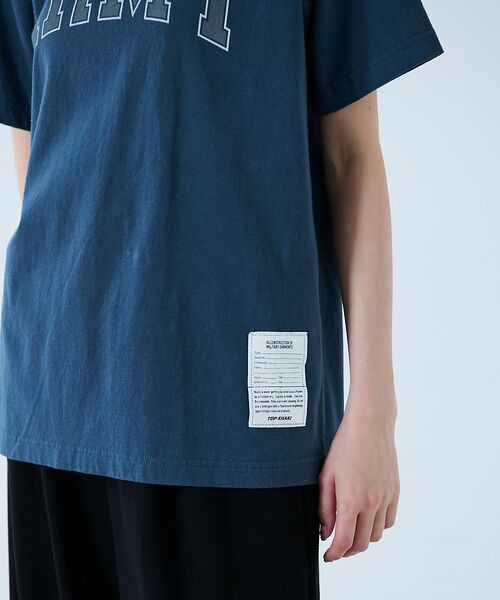 Rouge vif la cle / ルージュ・ヴィフ ラクレ Tシャツ | 【JOHNBULL/ジョンブル】ARMY プリント S/S Tシャツ / 半袖T | 詳細18