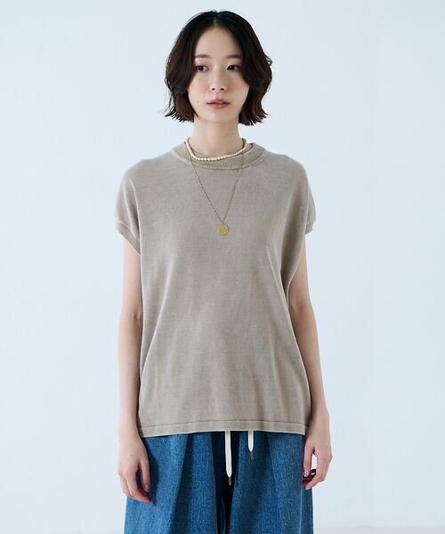 Rouge vif la cle / ルージュ・ヴィフ ラクレ ニット・セーター | 【JOHNBULL/ジョンブル】ドライコットンピグメントフレンチニットT / フ | 詳細3