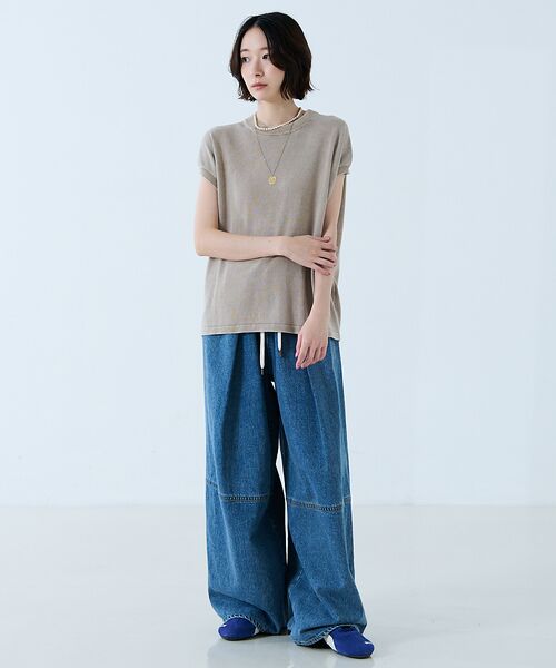 Rouge vif la cle / ルージュ・ヴィフ ラクレ ニット・セーター | 【JOHNBULL/ジョンブル】ドライコットンピグメントフレンチニットT / フ | 詳細4