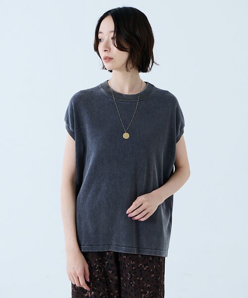 Rouge vif la cle / ルージュ・ヴィフ ラクレ ニット・セーター | 【JOHNBULL/ジョンブル】ドライコットンピグメントフレンチニットT / フ | 詳細5