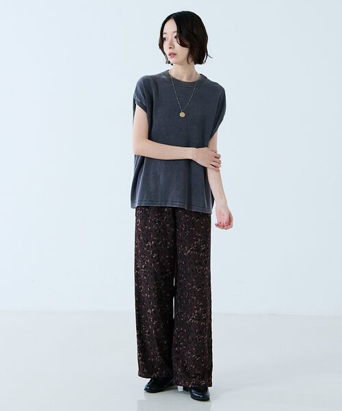 Rouge vif la cle / ルージュ・ヴィフ ラクレ ニット・セーター | 【JOHNBULL/ジョンブル】ドライコットンピグメントフレンチニットT / フ | 詳細6