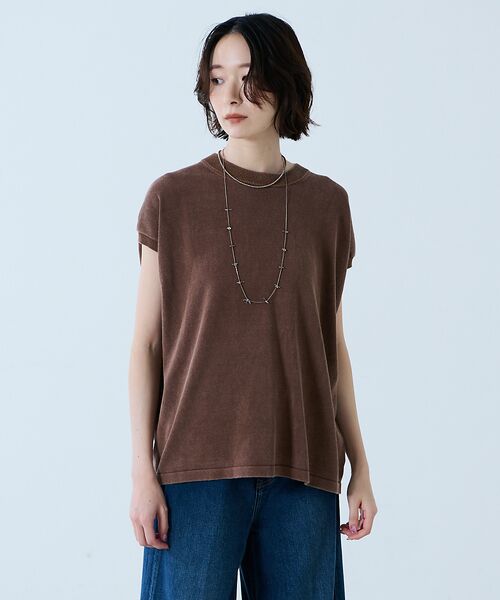 Rouge vif la cle / ルージュ・ヴィフ ラクレ ニット・セーター | 【JOHNBULL/ジョンブル】ドライコットンピグメントフレンチニットT / フ | 詳細11