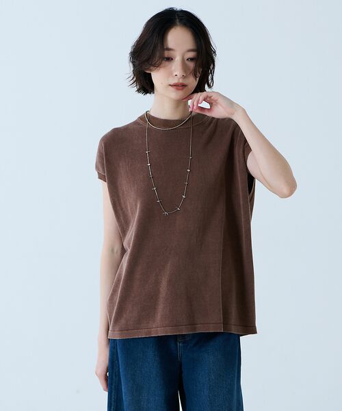 Rouge vif la cle / ルージュ・ヴィフ ラクレ ニット・セーター | 【JOHNBULL/ジョンブル】ドライコットンピグメントフレンチニットT / フ | 詳細21