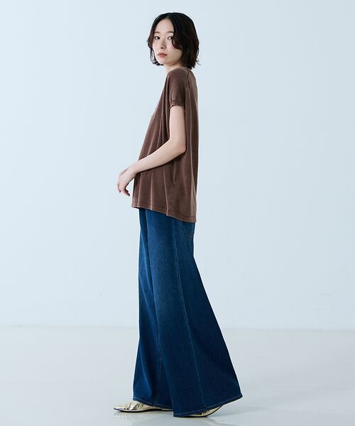 Rouge vif la cle / ルージュ・ヴィフ ラクレ ニット・セーター | 【JOHNBULL/ジョンブル】ドライコットンピグメントフレンチニットT / フ | 詳細25