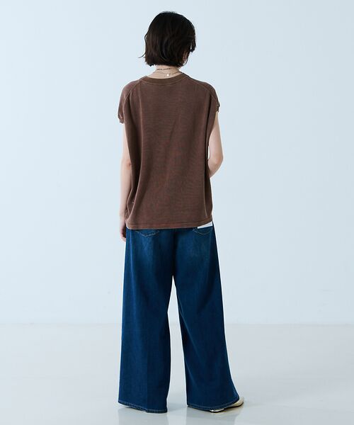 Rouge vif la cle / ルージュ・ヴィフ ラクレ ニット・セーター | 【JOHNBULL/ジョンブル】ドライコットンピグメントフレンチニットT / フ | 詳細27