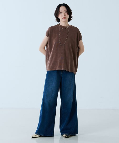 Rouge vif la cle / ルージュ・ヴィフ ラクレ ニット・セーター | 【JOHNBULL/ジョンブル】ドライコットンピグメントフレンチニットT / フ | 詳細12