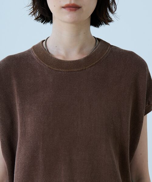 Rouge vif la cle / ルージュ・ヴィフ ラクレ ニット・セーター | 【JOHNBULL/ジョンブル】ドライコットンピグメントフレンチニットT / フ | 詳細15