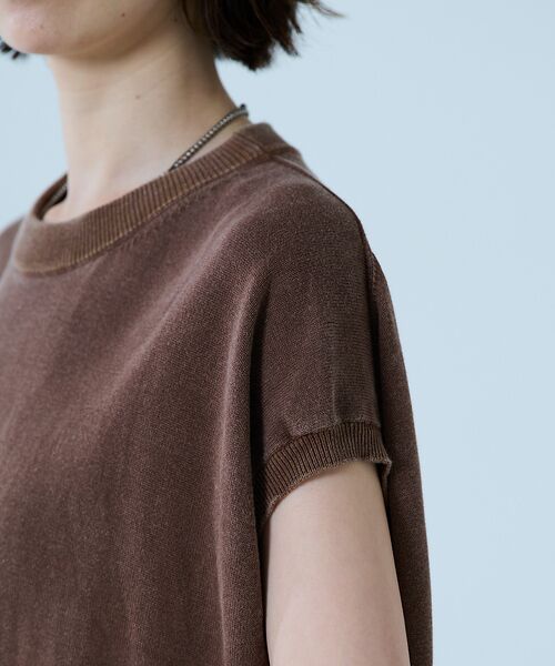 Rouge vif la cle / ルージュ・ヴィフ ラクレ ニット・セーター | 【JOHNBULL/ジョンブル】ドライコットンピグメントフレンチニットT / フ | 詳細17