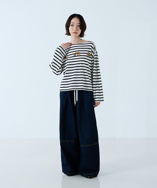 Rouge vif la cle / ルージュ・ヴィフ ラクレ デニムパンツ | 【atelier SOMETHING / アトリエ サムシング】DRAWSTRI | 詳細6