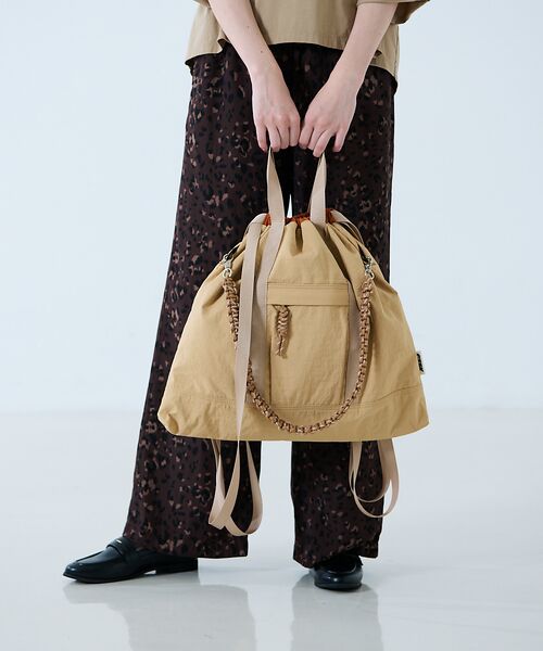 Rouge vif la cle / ルージュ・ヴィフ ラクレ トートバッグ | 【CTFK/コントロールフリーク】ナイロン3WAYスクエアトート【予約】 | 詳細16