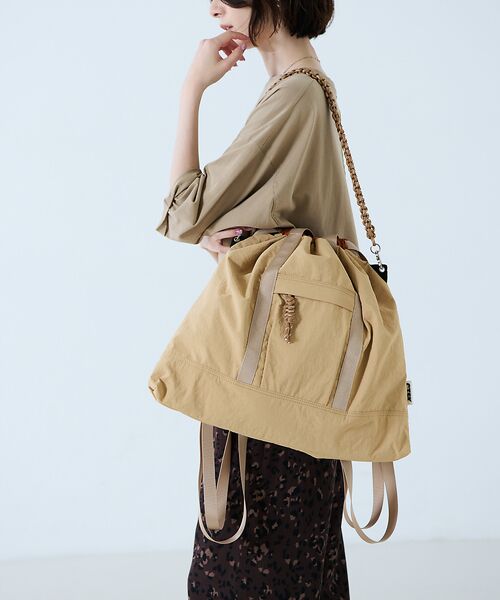 Rouge vif la cle / ルージュ・ヴィフ ラクレ トートバッグ | 【CTFK/コントロールフリーク】ナイロン3WAYスクエアトート【予約】 | 詳細17