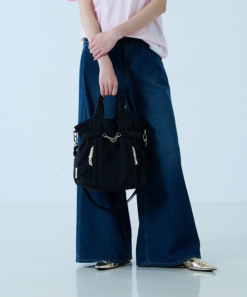 Rouge vif la cle / ルージュ・ヴィフ ラクレ ショルダーバッグ | 【CTFK/コントロールフリーク】ナイロンコードベルトトート / 2WAY【予約 | 詳細1