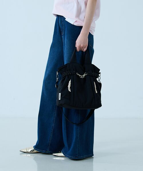 Rouge vif la cle / ルージュ・ヴィフ ラクレ ショルダーバッグ | 【CTFK/コントロールフリーク】ナイロンコードベルトトート / 2WAY【予約 | 詳細5