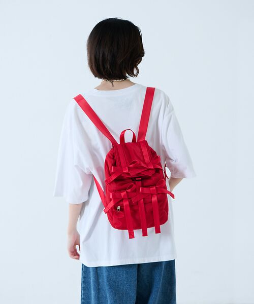 Rouge vif la cle / ルージュ・ヴィフ ラクレ リュック・バックパック | 【Casselini / キャセリーニ】ミニリボンバックパック【予約】 | 詳細17