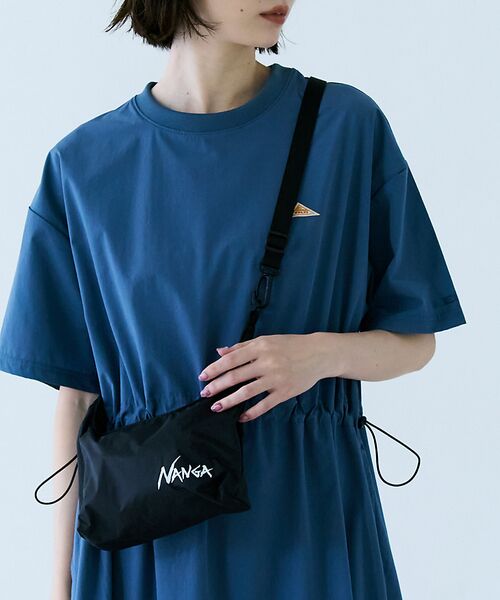 Rouge vif la cle / ルージュ・ヴィフ ラクレ ショルダーバッグ | 【NANGA / ナンガ】Fibermax TUL COMPACT SACOCH（ブラック）