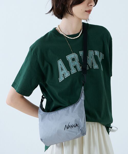 Rouge vif la cle / ルージュ・ヴィフ ラクレ ショルダーバッグ | 【NANGA / ナンガ】Fibermax TUL COMPACT SACOCH（グレー）