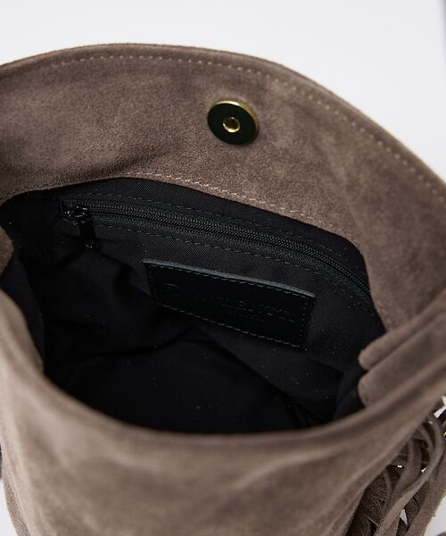 Rouge vif la cle / ルージュ・ヴィフ ラクレ ショルダーバッグ | 【AULENTTI/オウレンティ】スエードフリンジショルダーバッグ / 本革/バ | 詳細10