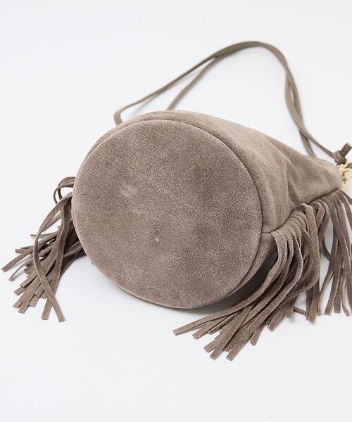 Rouge vif la cle / ルージュ・ヴィフ ラクレ ショルダーバッグ | 【AULENTTI/オウレンティ】スエードフリンジショルダーバッグ / 本革/バ | 詳細11