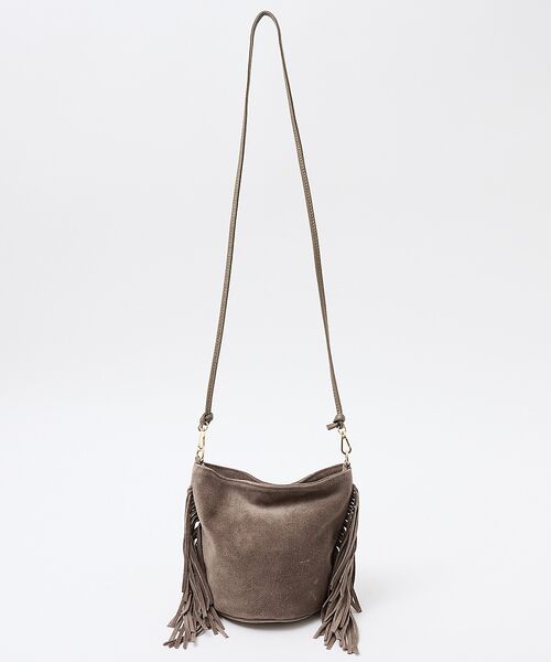 Rouge vif la cle / ルージュ・ヴィフ ラクレ ショルダーバッグ | 【AULENTTI/オウレンティ】スエードフリンジショルダーバッグ / 本革/バ | 詳細12