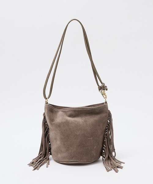 Rouge vif la cle / ルージュ・ヴィフ ラクレ ショルダーバッグ | 【AULENTTI/オウレンティ】スエードフリンジショルダーバッグ / 本革/バ | 詳細3