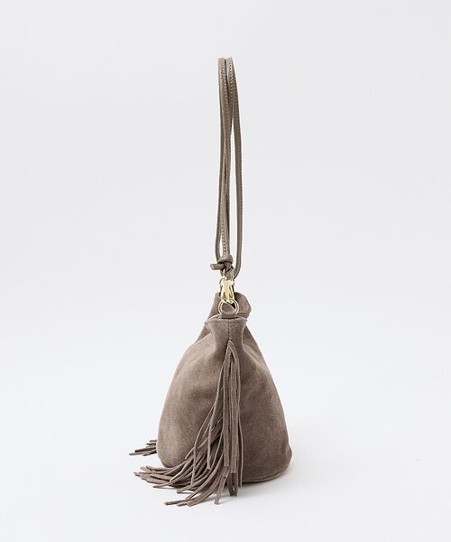 Rouge vif la cle / ルージュ・ヴィフ ラクレ ショルダーバッグ | 【AULENTTI/オウレンティ】スエードフリンジショルダーバッグ / 本革/バ | 詳細4