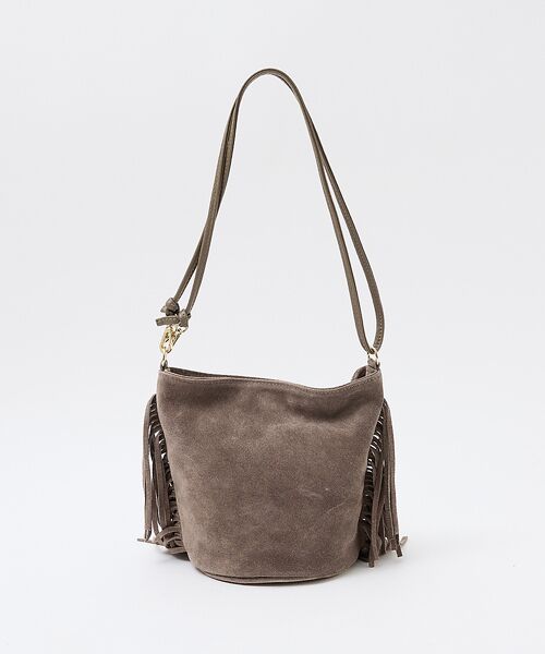 Rouge vif la cle / ルージュ・ヴィフ ラクレ ショルダーバッグ | 【AULENTTI/オウレンティ】スエードフリンジショルダーバッグ / 本革/バ | 詳細5