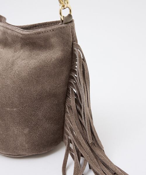 Rouge vif la cle / ルージュ・ヴィフ ラクレ ショルダーバッグ | 【AULENTTI/オウレンティ】スエードフリンジショルダーバッグ / 本革/バ | 詳細8