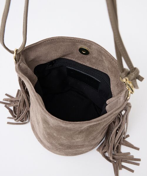 Rouge vif la cle / ルージュ・ヴィフ ラクレ ショルダーバッグ | 【AULENTTI/オウレンティ】スエードフリンジショルダーバッグ / 本革/バ | 詳細9