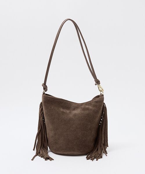 Rouge vif la cle / ルージュ・ヴィフ ラクレ ショルダーバッグ | 【AULENTTI/オウレンティ】スエードフリンジショルダーバッグ / 本革/バ | 詳細17
