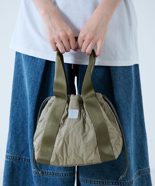 Rouge vif la cle / ルージュ・ヴィフ ラクレ トートバッグ | 【MIS/エムアイエス】ミリタリーキルトミニトート / 2WAY【予約】（ベージュ）