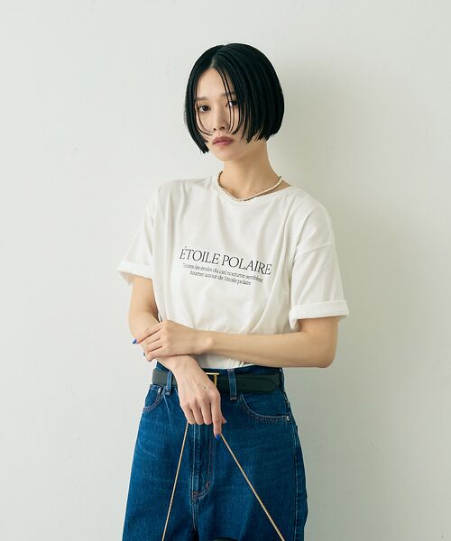 Rouge vif la cle / ルージュ・ヴィフ ラクレ Tシャツ | ロゴTシャツ(ETOILE POLAIRE) | 詳細3