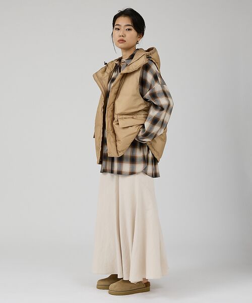 Rouge vif la cle / ルージュ・ヴィフ ラクレ シャツ・ブラウス | オンブレーチェックオーバーシャツ | 詳細11