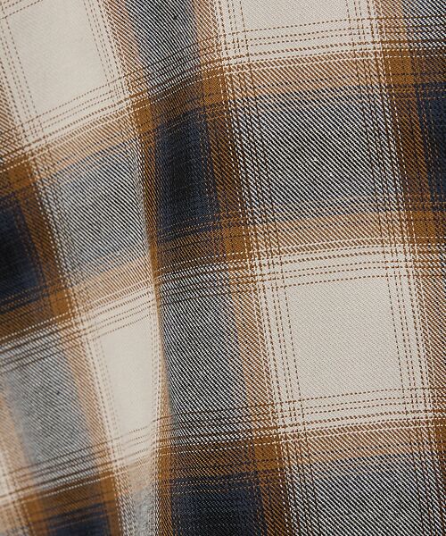 Rouge vif la cle / ルージュ・ヴィフ ラクレ シャツ・ブラウス | オンブレーチェックオーバーシャツ | 詳細12