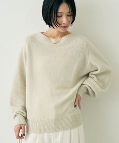 Rouge vif la cle / ルージュ・ヴィフ ラクレ ニット・セーター | ラクーン混ボトルネックニットプルオーバー【予約】