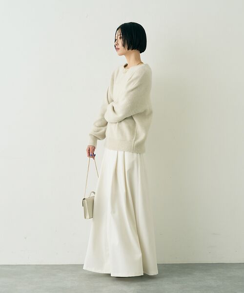 Rouge vif la cle / ルージュ・ヴィフ ラクレ ニット・セーター | ラクーン混ボトルネックニットプルオーバー【予約】 | 詳細6