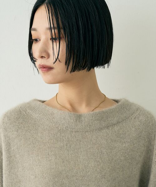 Rouge vif la cle / ルージュ・ヴィフ ラクレ ニット・セーター | ラクーン混ボトルネックニットプルオーバー【予約】 | 詳細17