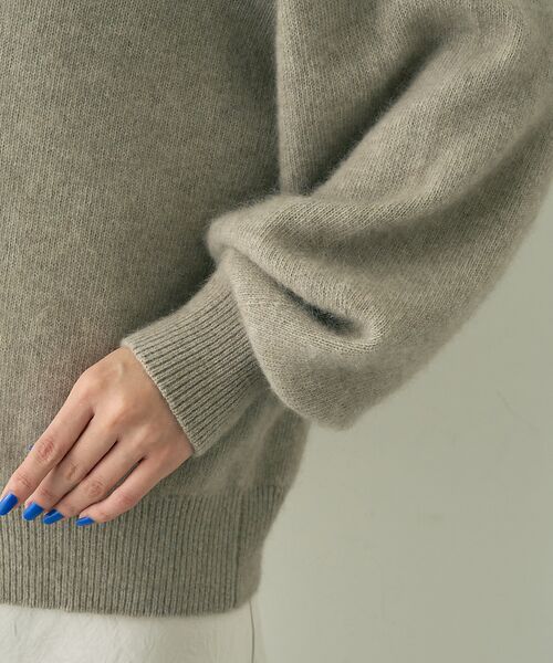 Rouge vif la cle / ルージュ・ヴィフ ラクレ ニット・セーター | ラクーン混ボトルネックニットプルオーバー【予約】 | 詳細18