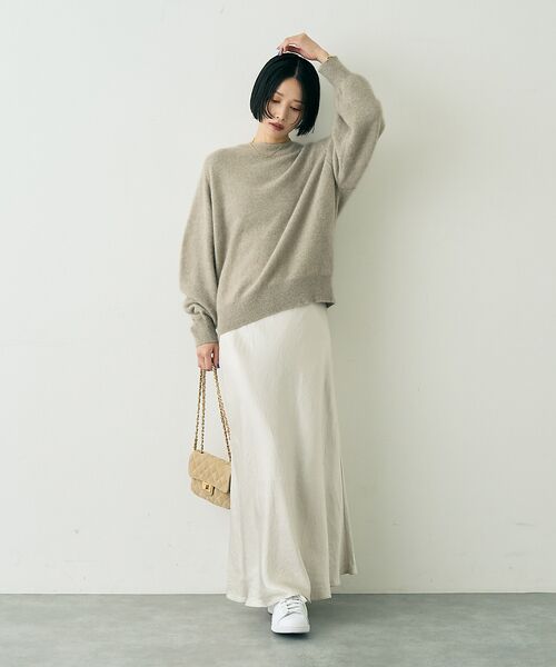 Rouge vif la cle / ルージュ・ヴィフ ラクレ ニット・セーター | ラクーン混ボトルネックニットプルオーバー【予約】 | 詳細12