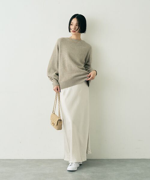 Rouge vif la cle / ルージュ・ヴィフ ラクレ ニット・セーター | ラクーン混ボトルネックニットプルオーバー【予約】 | 詳細13