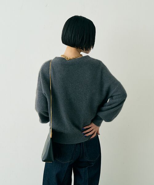 Rouge vif la cle / ルージュ・ヴィフ ラクレ ニット・セーター | ラクーン混ボトルネックニットプルオーバー【予約】 | 詳細23