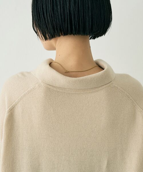 Rouge vif la cle / ルージュ・ヴィフ ラクレ ニット・セーター | カシミヤ混ウール襟付きスキッパーニット【予約】 | 詳細11