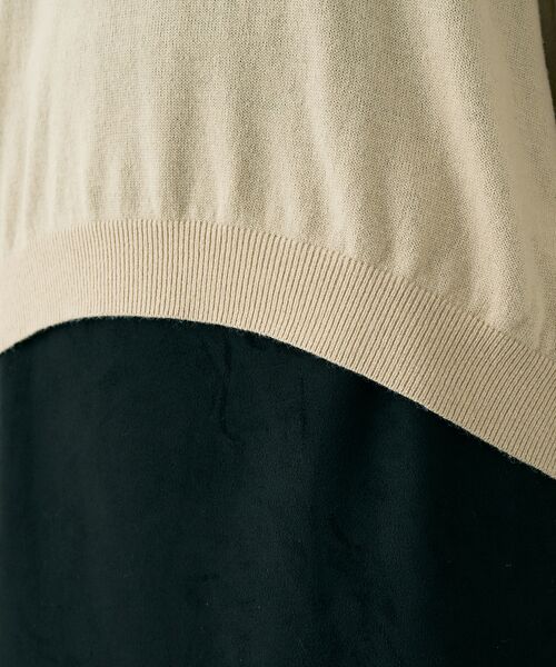 Rouge vif la cle / ルージュ・ヴィフ ラクレ ニット・セーター | カシミヤ混ウール襟付きスキッパーニット【予約】 | 詳細14