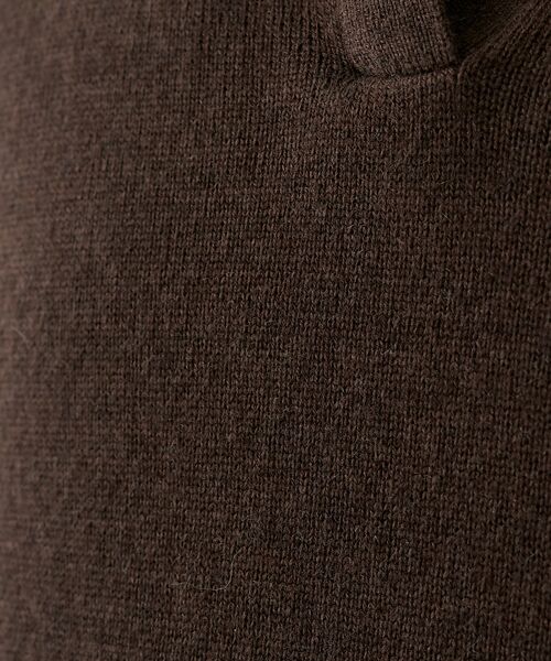 Rouge vif la cle / ルージュ・ヴィフ ラクレ ニット・セーター | カシミヤ混ウール襟付きスキッパーニット【予約】 | 詳細27