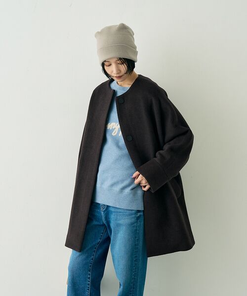 Rouge vif la cle / ルージュ・ヴィフ ラクレ アウター | 【TICCA/ティッカ】ノーカラーテントコート | 詳細2